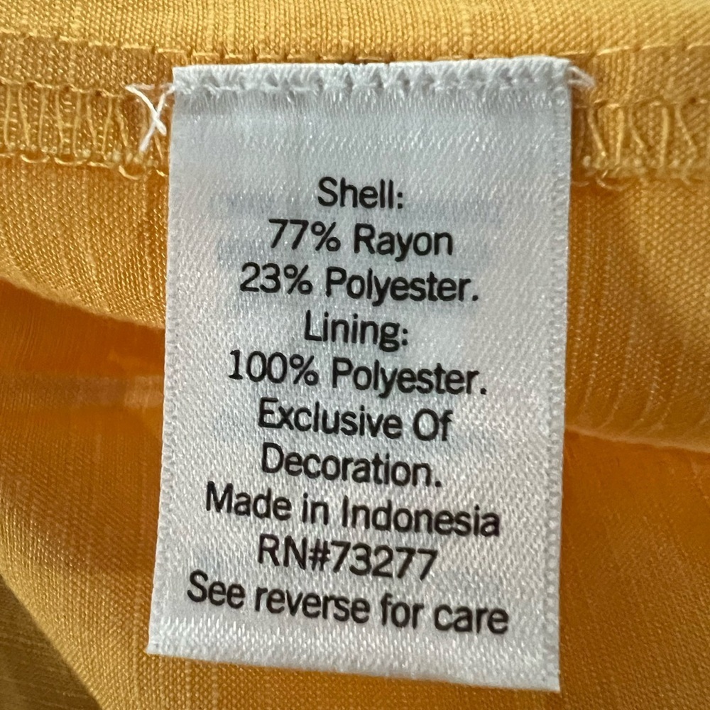 Nine West Yellow One-Shoulder Dress - Picture 13 of 14